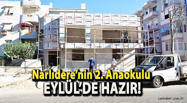 Narlıdere’nin 2. Anaokulu Eylül’de hazır!