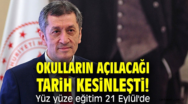 Okulların açılacağı tarih kesinleşti! Yüz yüze eğitim 21 Eylül'de