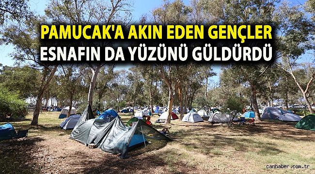 PAMUCAK'A AKIN EDEN GENÇLER, ESNAFIN DA YÜZÜNÜ GÜLDÜRDÜ
