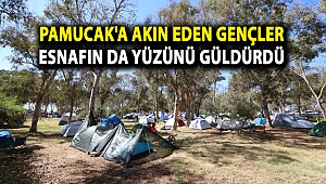 PAMUCAK'A AKIN EDEN GENÇLER, ESNAFIN DA YÜZÜNÜ GÜLDÜRDÜ