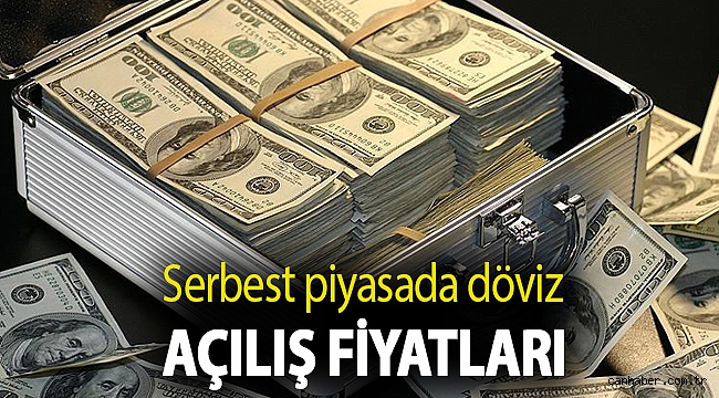 Serbest piyasada döviz açılış fiyatları