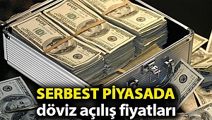 Serbest piyasada döviz açılış fiyatları