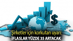 Şirketler için korkutan uyarı: İflaslar yüzde 35 artacak