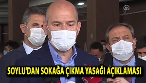 Soylu'dan sokağa çıkma yasağı açıklaması