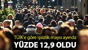 TÜİK'e göre işsizlik mayıs ayında yüzde 12,9 oldu