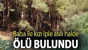 Yer Hatay: Baba ile 7 yaşındaki kızı, ayrı ilçelerde ağaca iple asılı halde ölü bulundu