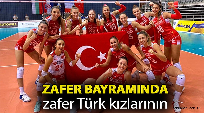 Zafer bayramında zafer Türk kızlarının