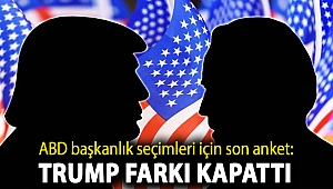 ABD başkanlık seçimleri için son anket: Trump farkı kapattı