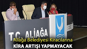 Aliağa Belediyesi Kiracılarına Kira Artışı Yapmayacak