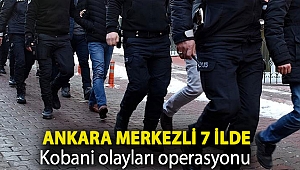 Ankara merkezli 7 ilde Kobani olayları operasyonu