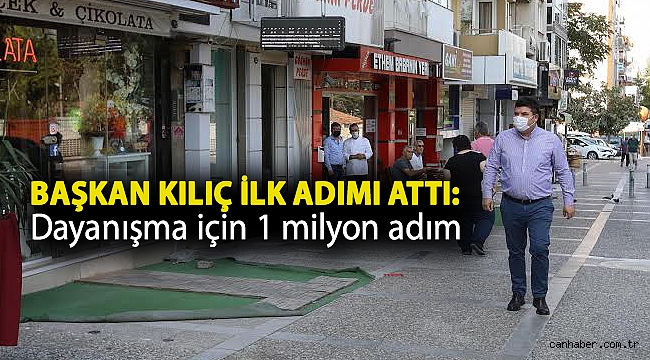 Başkan Kılıç ilk adımı attı: Dayanışma için 1 milyon adım