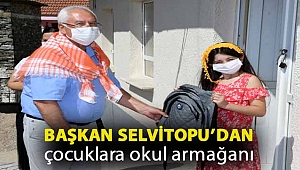 Başkan Selvitopu’dan çocuklara okul armağanı