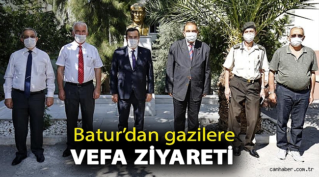 Batur’dan gazilere vefa ziyareti