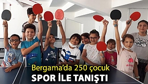 Bergama’da 250 çocuk spor ile tanıştı