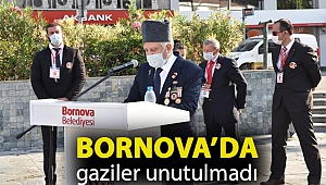 Bornova’da gaziler unutulmadı