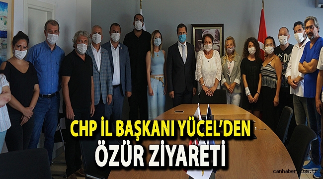 CHP İL BAŞKANI YÜCEL’DEN ÖZÜR ZİYARETİ