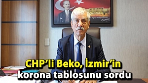 CHP'li Beko, İzmir'in korona tablosunu sordu