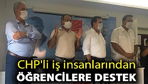CHP'li iş insanlarından öğrencilere destek