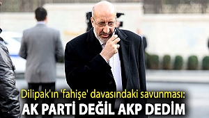 Dilipak'ın 'fahişe' davasındaki savunması: AK Parti değil AKP dedim