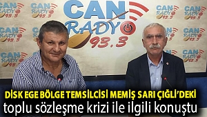 DİSK Ege Bölge Temsilcisi Memiş Sarı Çiğli'deki toplu sözleşme krizi ile ilgili konuştu