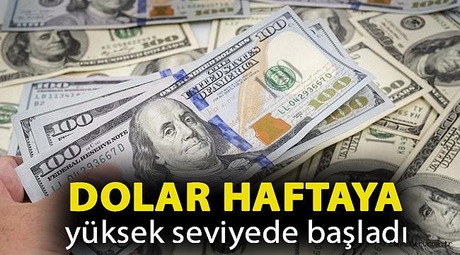 Dolar haftaya yüksek seviyede başladı
