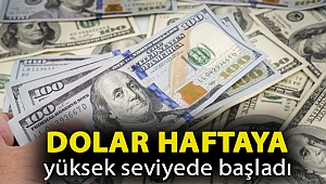 Dolar haftaya yüksek seviyede başladı