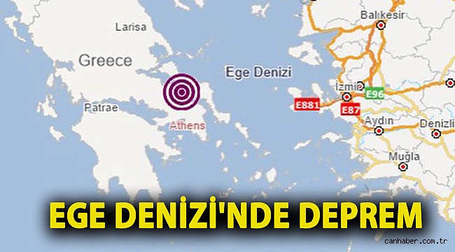 Ege Denizi'nde deprem