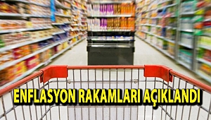 Enflasyon rakamları açıklandı