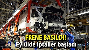 Frene basıldı! Eylülde iptaller başladı