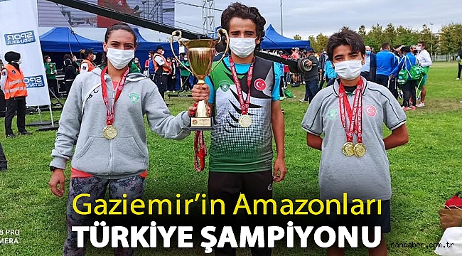Gaziemir’in Amazonları Türkiye Şampiyonu