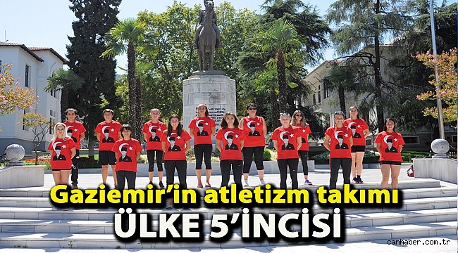Gaziemir’in atletizm takımı ülke 5’incisi