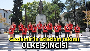 Gaziemir’in atletizm takımı ülke 5’incisi
