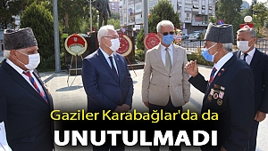 Gaziler Karabağlar'da da unutulmadı