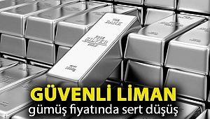 Güvenli liman gümüş fiyatında sert düşüş