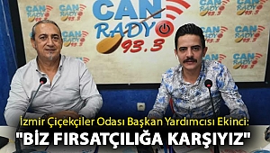 İzmir Çiçekçiler Odası Başkan Yardımcısı Onur Ekinci: