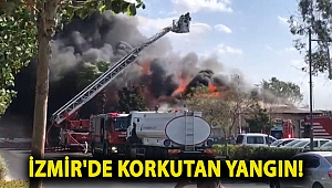 İzmir'de korkutan yangın!