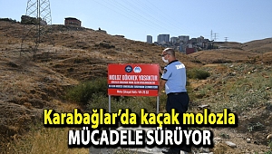 Karabağlar’da kaçak molozla mücadele sürüyor