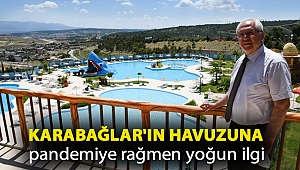 Karabağlar'ın havuzuna pandemiye rağmen yoğun ilgi