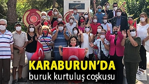 Karaburun’da buruk kurtuluş coşkusu…