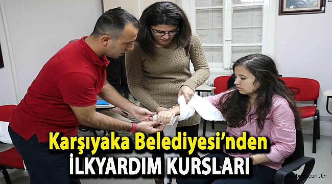 Karşıyaka Belediyesi’nden ilkyardım kursları