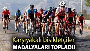 Karşıyakalı bisikletçiler madalyaları topladı!