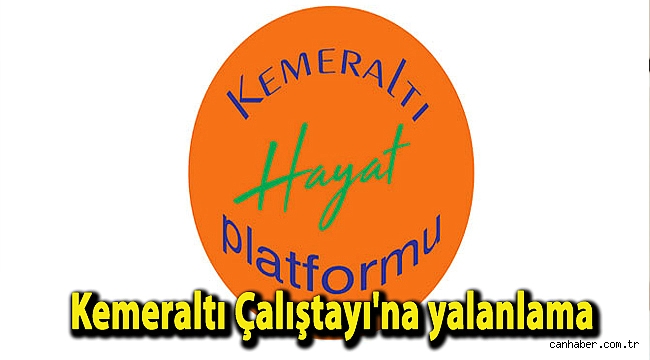 Kemeraltı Çalıştayı'na yalanlama