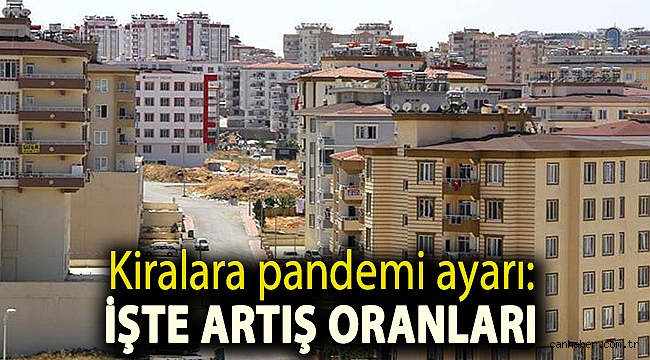Kiralara pandemi ayarı: İşte artış oranları