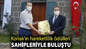 Konak’ın hareketlilik ödülleri sahipleriyle buluştu