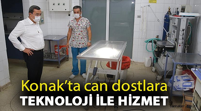 Konak’ta can dostlara teknoloji ile hizmet