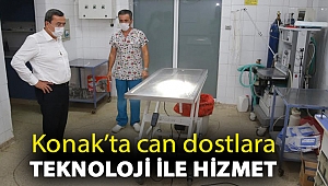 Konak’ta can dostlara teknoloji ile hizmet