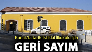Konak’ta tarihi İstiklal İlkokulu için geri sayım