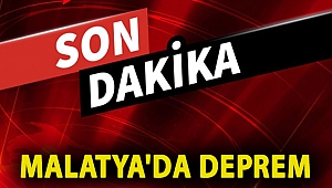 Malatya'da deprem