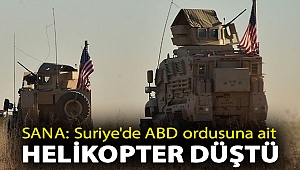SANA: Suriye'de ABD ordusuna ait helikopter düştü