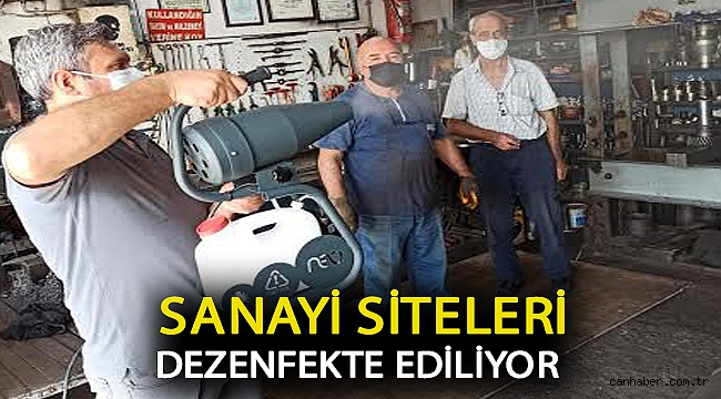 Sanayi Siteleri dezenfekte ediliyor